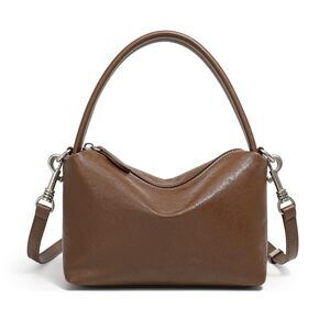 2569 Leather Shoulder Bag, Crossbody Bags , Top Handle Handbag, Small Hobo